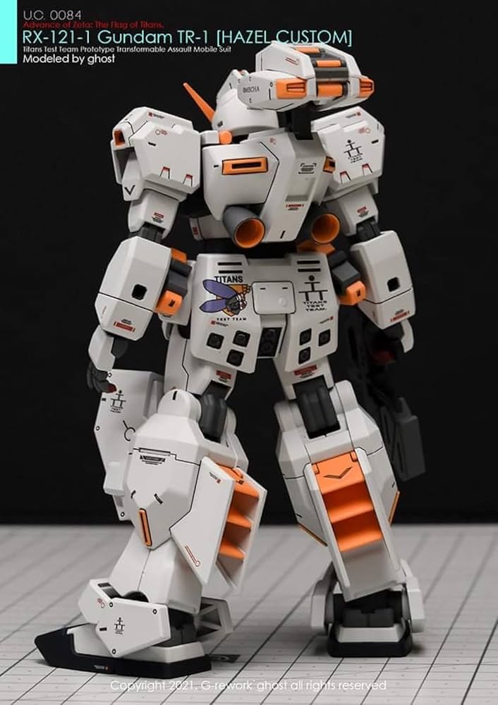 MG ガンダムTR-1（ヘイズル）、デカール付き Amazon.com: MG 機動戦士ガンダムZ ADVANCE OF Z ～ティターンズ